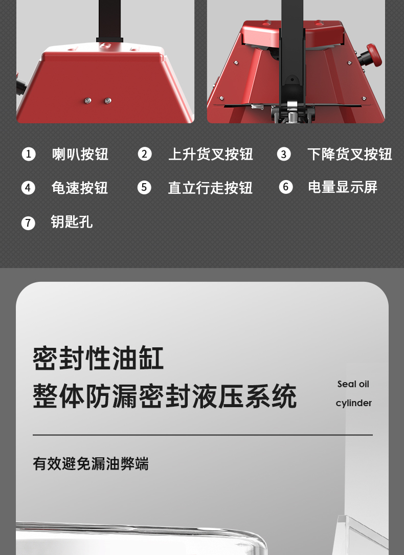 揚子全電動2噸搬運車NPT 電動叉車(圖13)